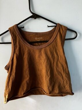 Brandy Melville Rust Brown Cropped Tank